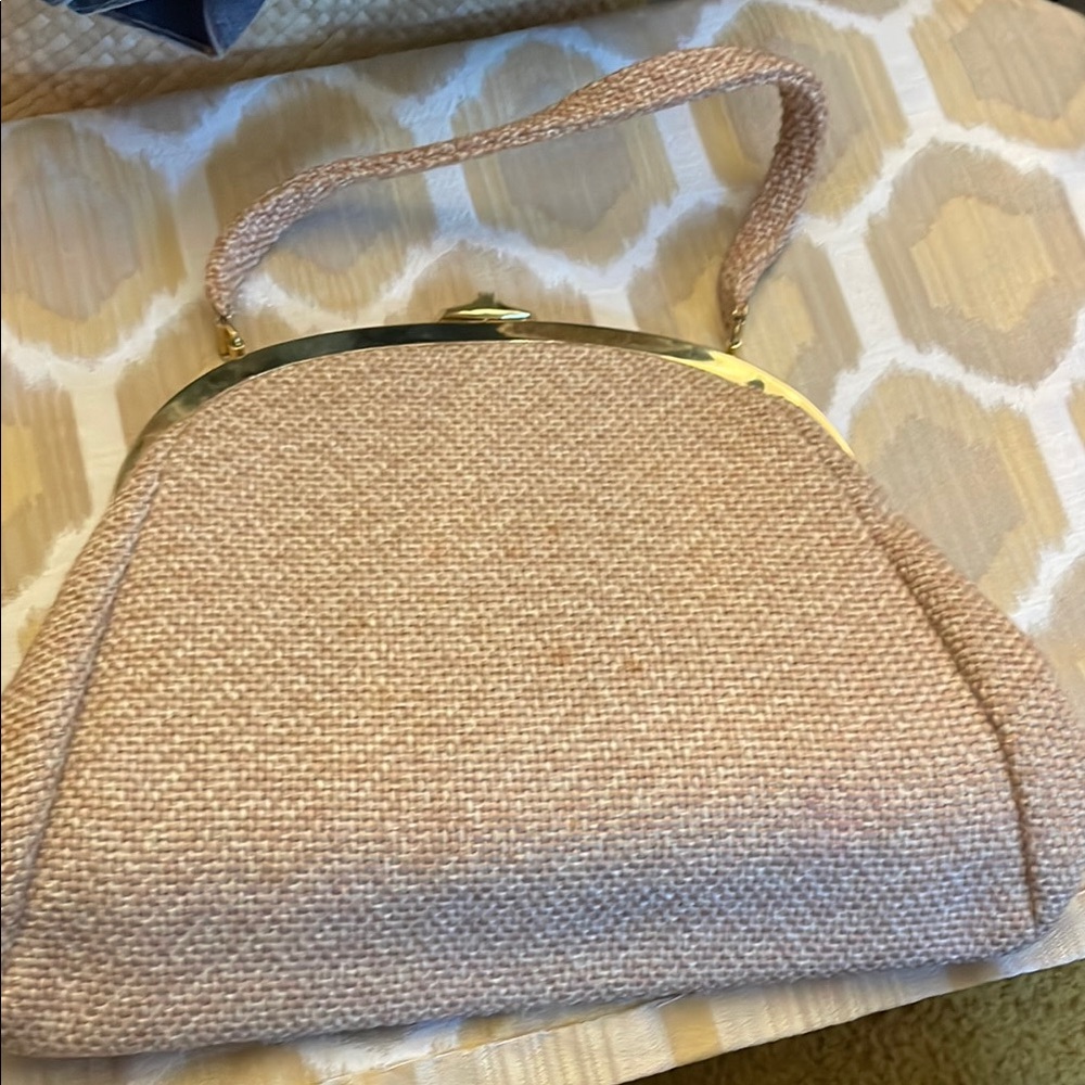 Elegant vintage JR Canada Tan Handbag